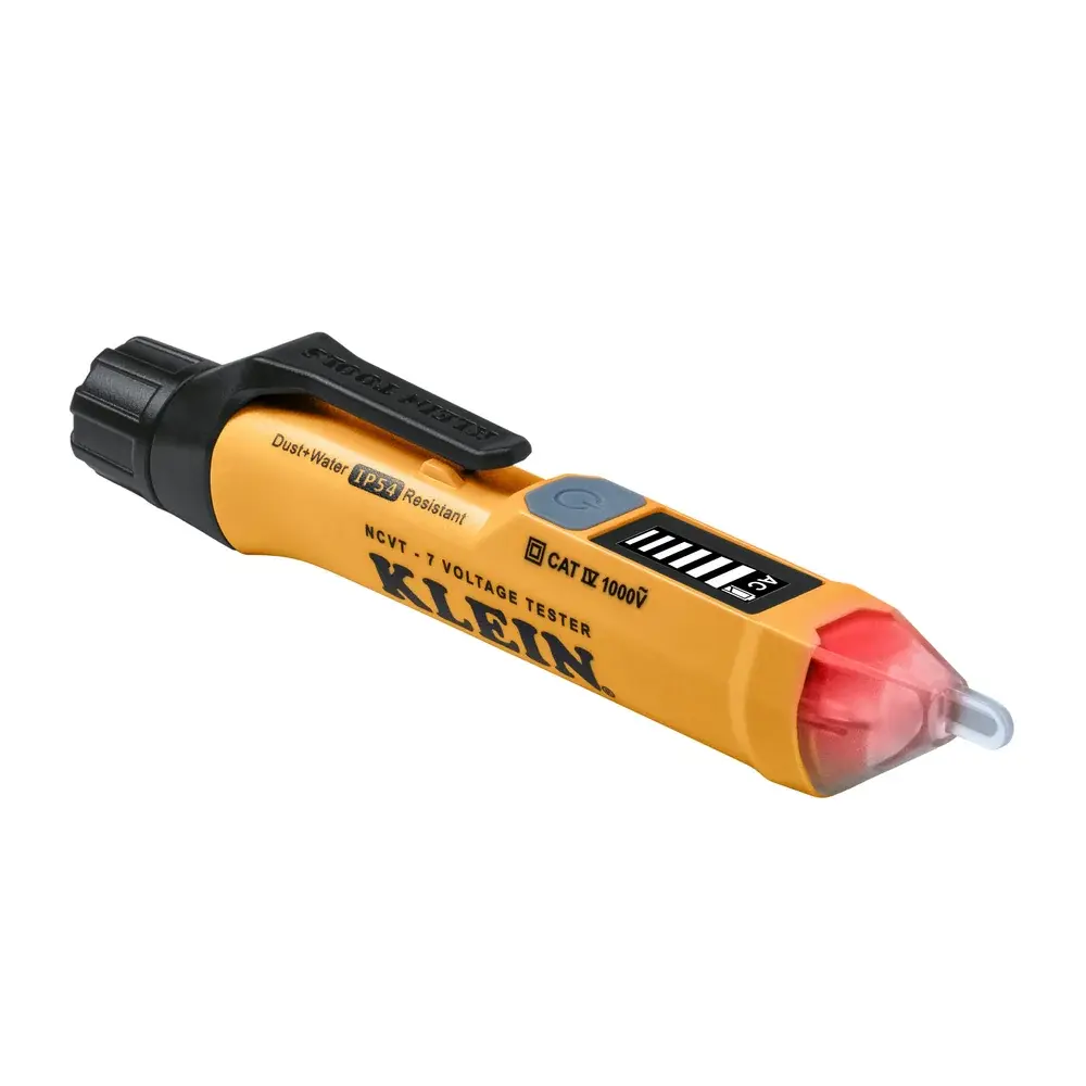 Klein Tools NCVT-7 12–1000V AC Temassız Voltaj Dedektörü, Sinyal Gücü Göstergeli