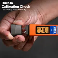 Klein Tools ET150 İğneli Nem Ölçer, Renk Kodlu Ekranlı ve Çalışma Lambalı