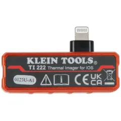 Klein Tools TI222 iOS Uyumlu Termal Kamera, 10.800 Piksel, -20 ila 400 °C
