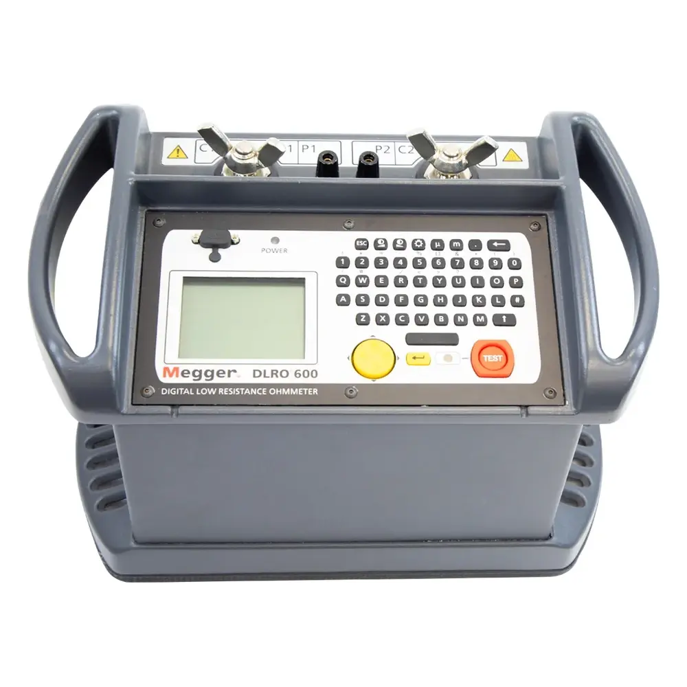 Megger DLRO600 Mikroohmmetre 600 A, 0,1 µΩ Çözünürlük