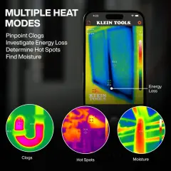 Klein Tools TI223 Android ve iOS Uyumlu Termal Kamera, 19.200 Piksel, USB-C