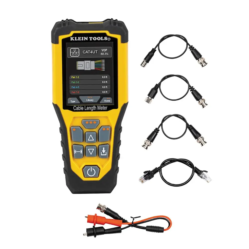 Klein Tools 501-915 TDR Kablo Uzunluk Ölçer, 914 m, Ton Üretimli