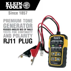 Klein Tools VDV500-063 Toner-PRO Analog Ton Üreteci, 5 Ton, RJ11 Fişli