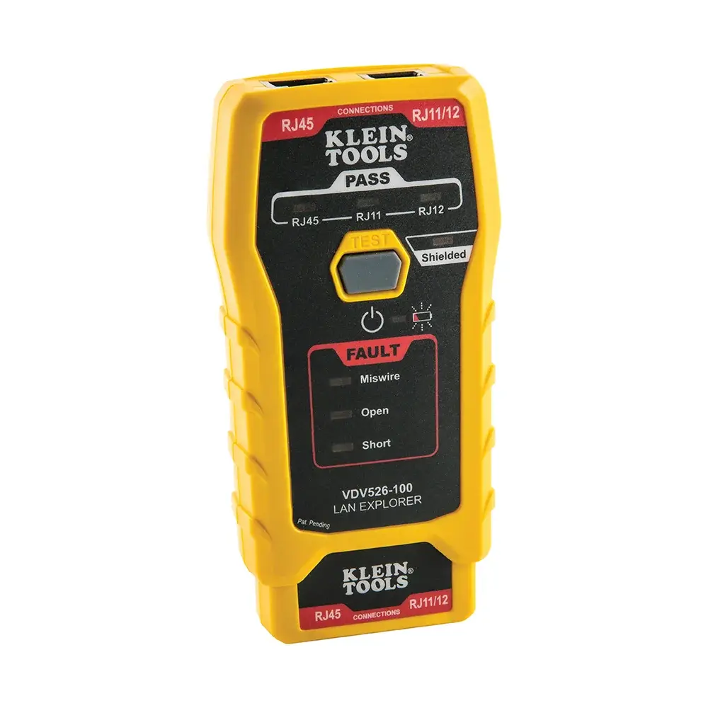 Klein Tools VDV526-100 LAN Explorer Network Kablo Test Cihazı, RJ45/RJ11/RJ12
