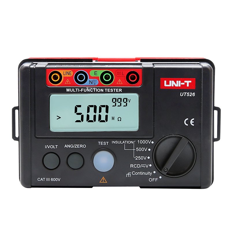 UNI-T UT526 Çok Fonksiyonlu Kaçak akım Test Cihazı