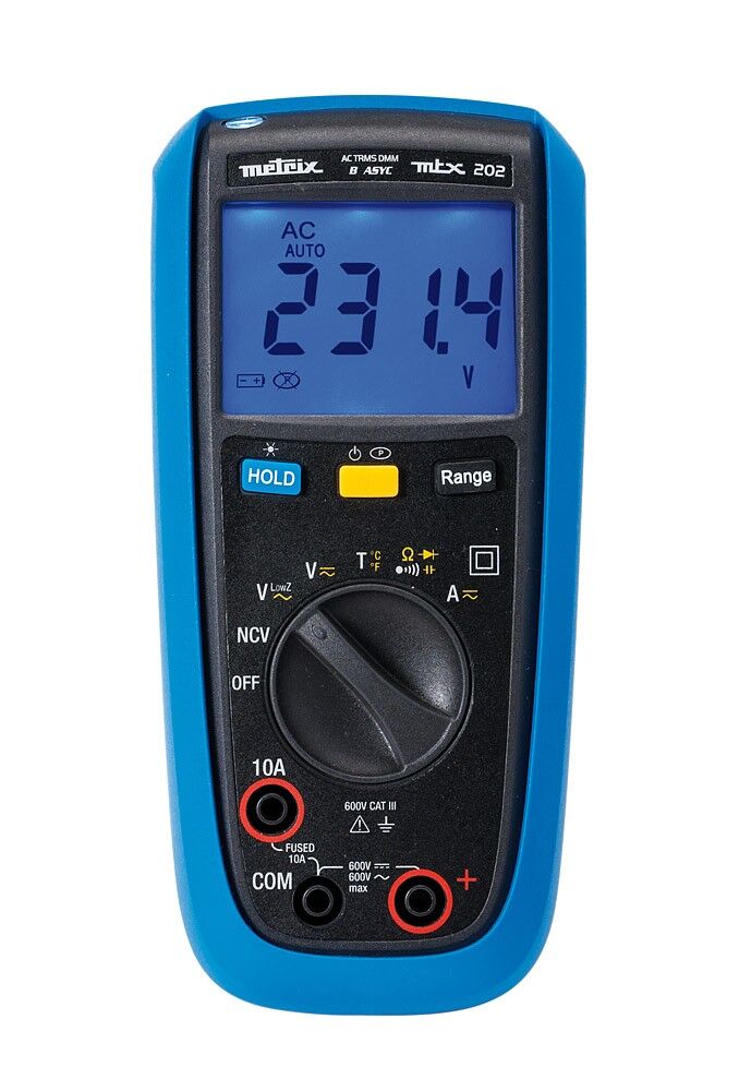 METRIX MTX202-Z MTX202 BASIC 4Kcts Dijital Multimetre TRMS AC