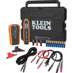 Klein Tools 69359 0,91 m Banana Fişli Test Kablosu Adaptörü, Kırmızı-Siyah Çift