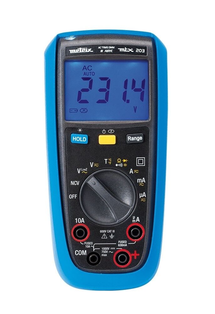 METRIX MTX203-Z BASIC 6Kcts Dijital Multimetre TRMS AC