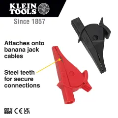 Klein Tools 69360 Timsah Klips ve Priz Ucu Seti, 5 Parça, 69358 ve 69359 Uyumlu