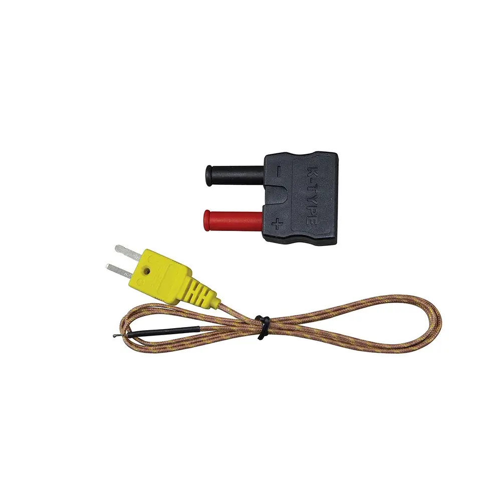 Klein Tools 69142 K Tipi Yüksek Sıcaklık Termokupl, 0–480 °C, Banana Adaptörlü