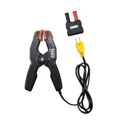 Klein Tools 69140 K Tipi Boru Kelepçeli Termokupl, -20–100 °C, 6,4–34,9 mm Boru