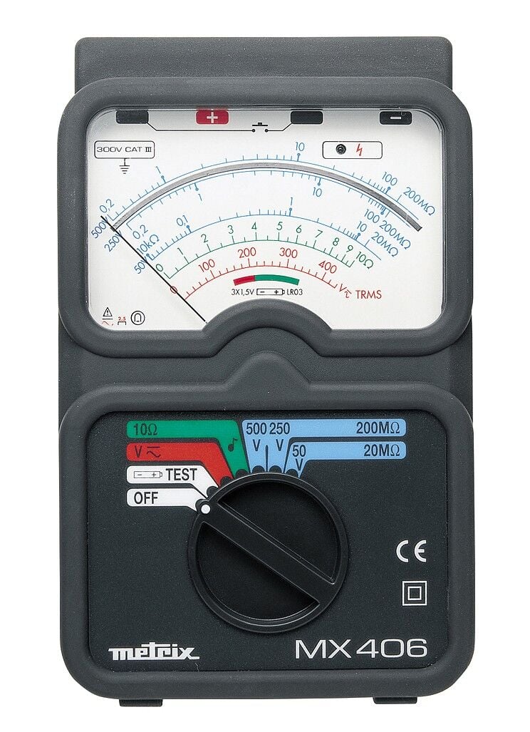 METRIX MX0406B Analog İzolasyon Test Cihazı