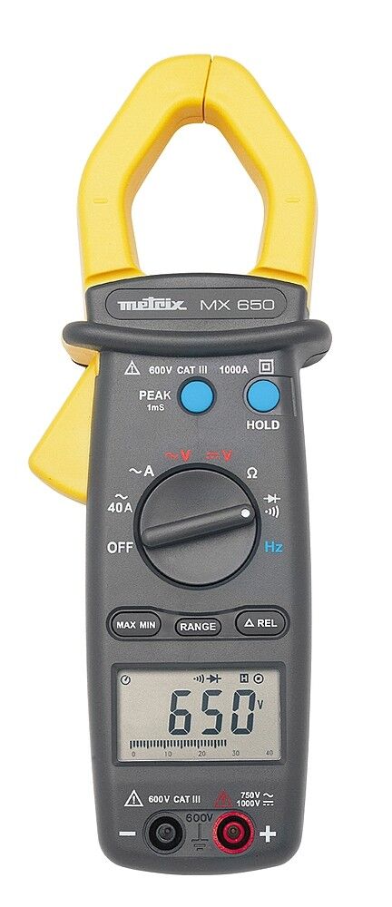 METRIX MX0650-Z – MX 650 AC DMM Pens Ampermetre