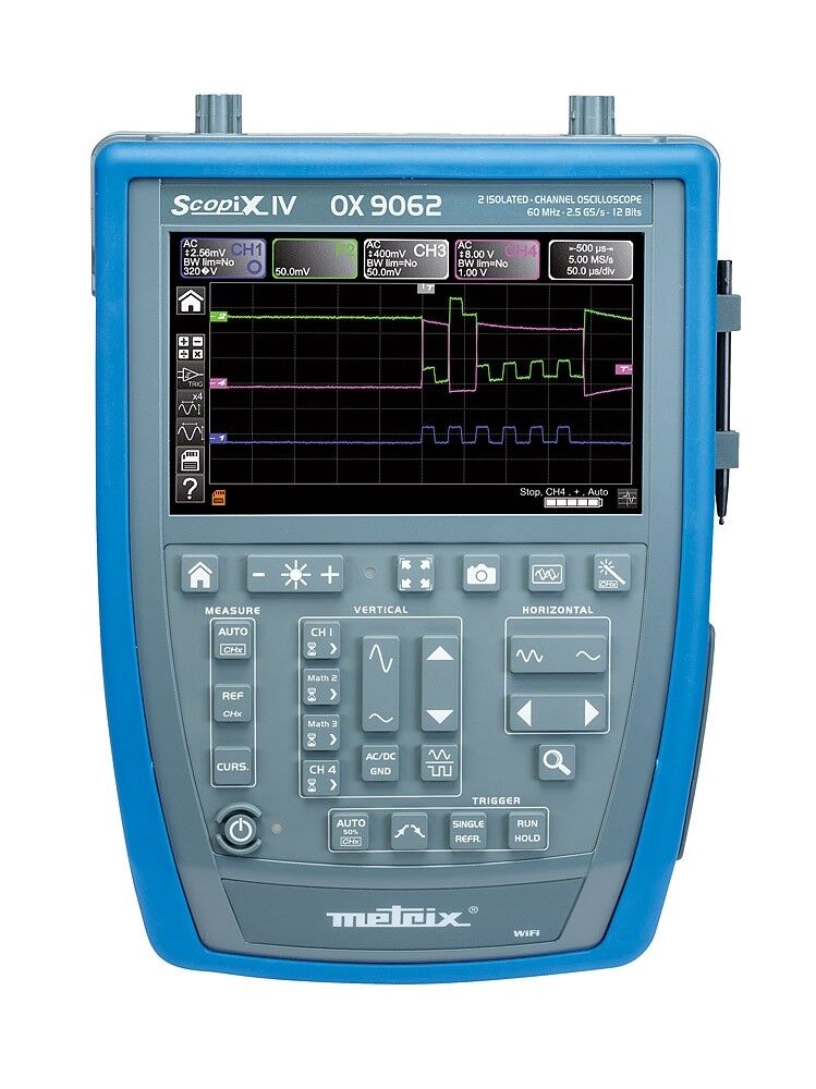 METRIX OX9062 2 Kanallı 60 MHz Taşınabilir Dijital Osiloskop