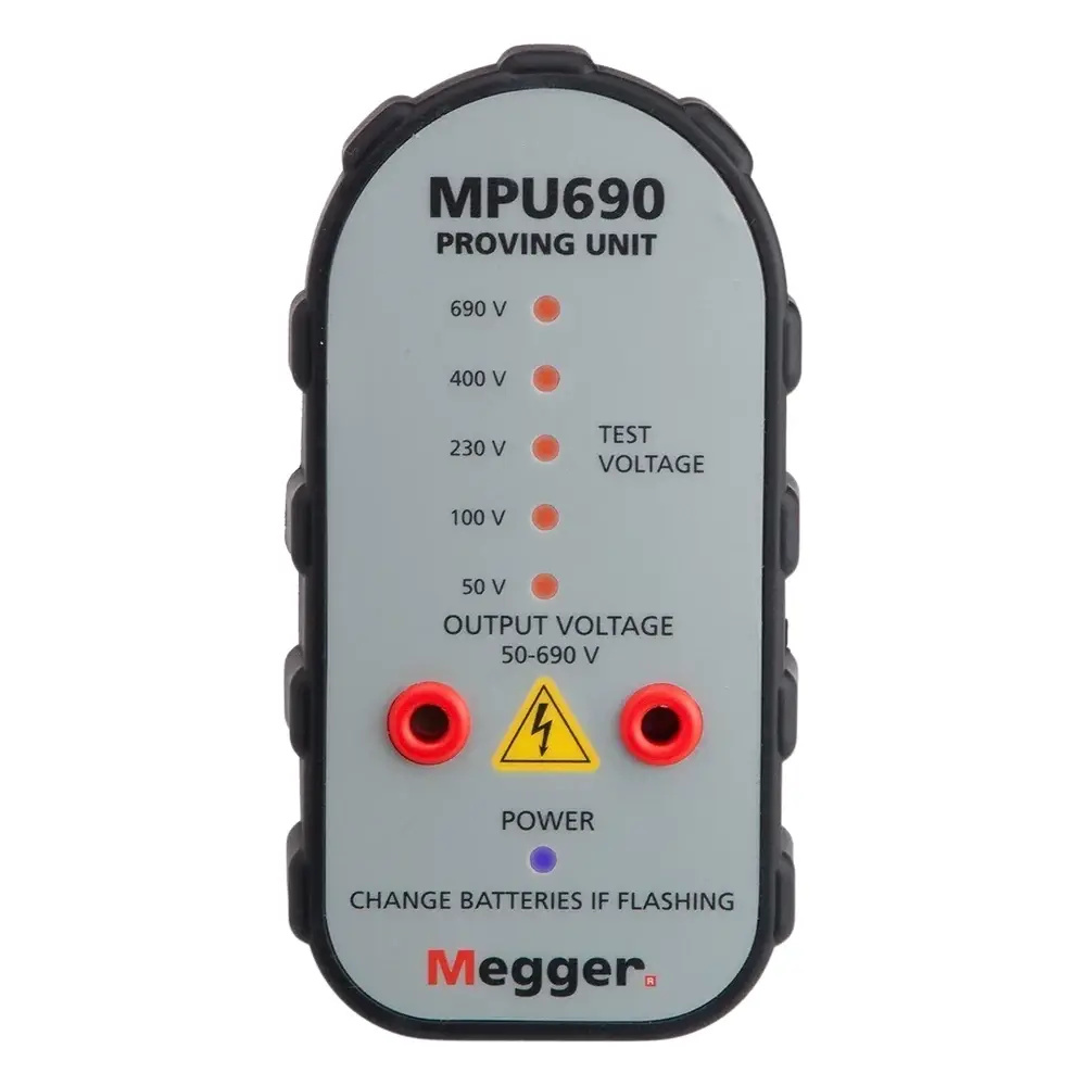 Megger MPU690 Gerilim Test Cihazı Kontrol Ünitesi 50–690 V, 5 Kademe