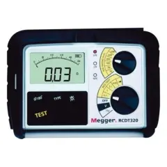 Megger RCDT320 RCD Test Cihazı 10–1000 mA, AC/A/S Tipi, Rampa Testli