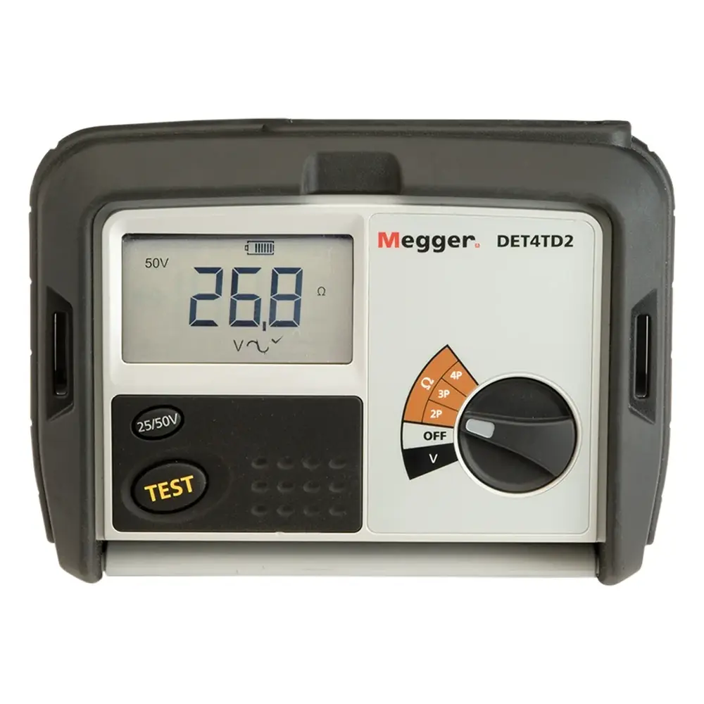 Megger DET4TD2 Toprak Direnci Ölçüm Cihazı (4 Uçlu, 0,01 Ω – 20 kΩ)