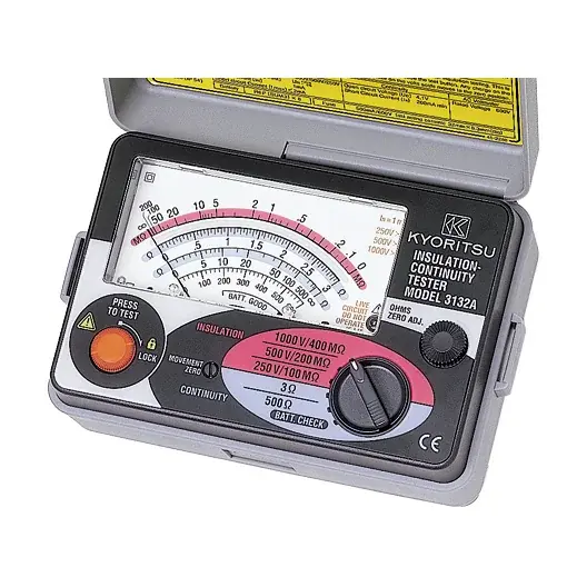 Kyoritsu KEW 3132A 1000V Analog İzolasyon ve Süreklilik Test Cihazı