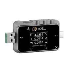PCE USB-A ve USB-C Analizörü