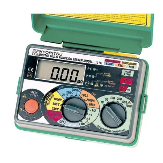 Kyoritsu KEW 6011A 5 Fonksiyonlu Loop, PSC ve RCD Tesisat Test Cihazı