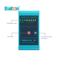 BAKON BK485 ESD Yüzey Direnç Ölçüm Cihazı