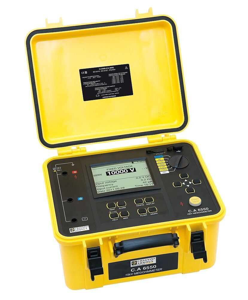 CHAUVIN-ARNOUX CA 6555 15kV Dijital Megohmmetre