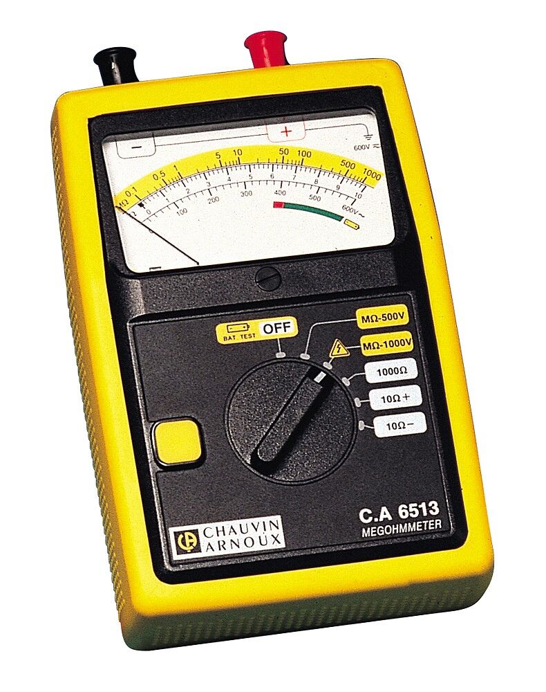 CHAUVIN-ARNOUX C.A 6513 Analog Megohmmetre (1.000 V DC)