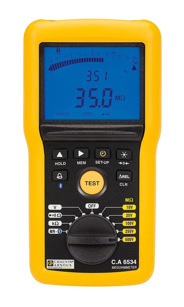CHAUVIN-ARNOUX CA 6534 500V ESD Elektronik Megohmmetre