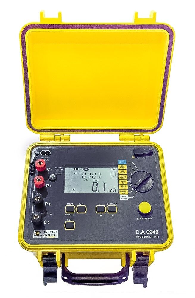 CHAUVIN-ARNOUX MICROHMMETER 10A CA 6240