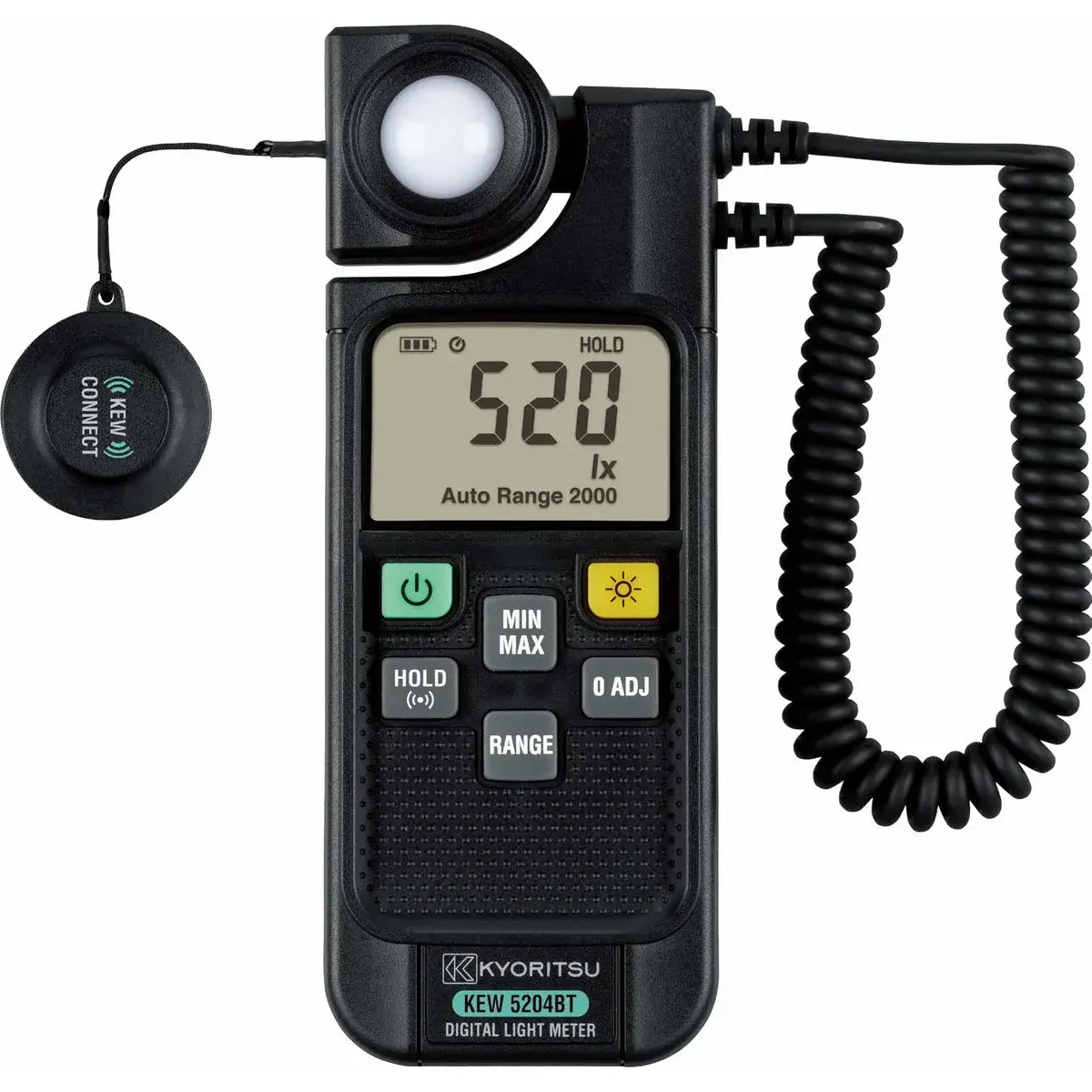 Kyoritsu KEW 5204BT 199.900 Lux Bluetooth'lu Dijital Lüksmetre