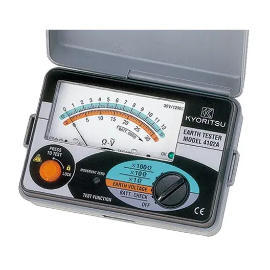 Kyoritsu KEW 4102A 1200Ω Analog Topraklama Ölçüm Cihazı (Toprak Megeri)