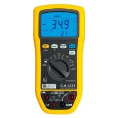 CHAUVIN-ARNOUX C.A 5277 Dijital Multimetre | TRMS AC+DC, ΔX ve ΔX/X%, 12-bit, Çift Ekran, CAT IV 600V