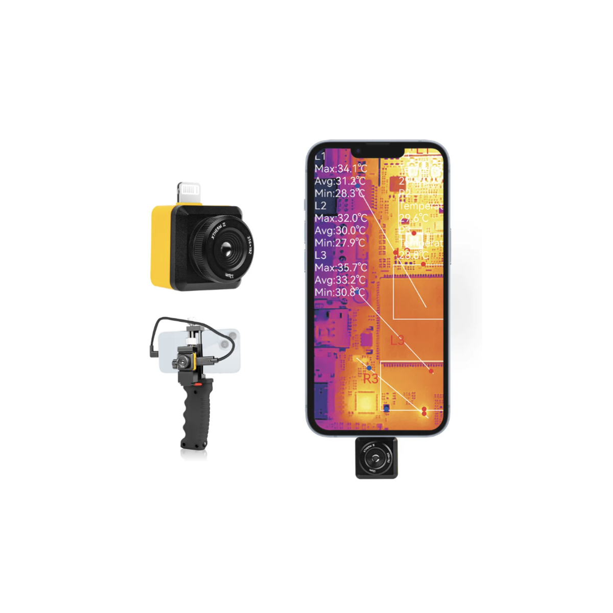 Thermal Master T2S Pro Makro Termal Kamera (8mm Lens - 256x192)