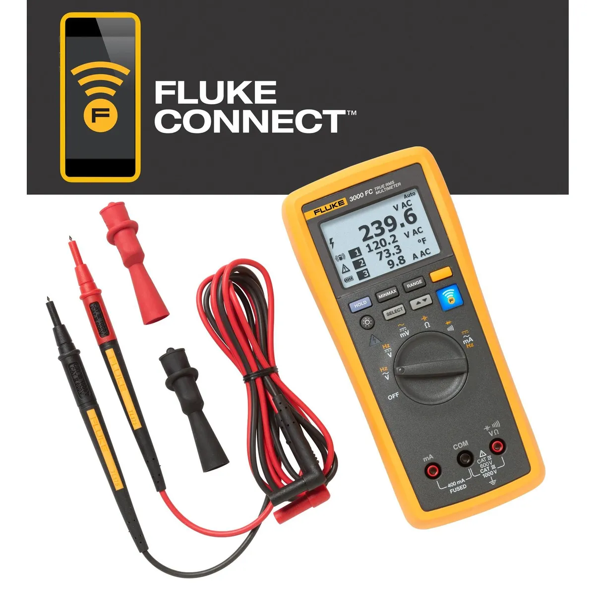 FLUKE 3000FC KABLOSUZ DİJİTAL MULTİMETRE