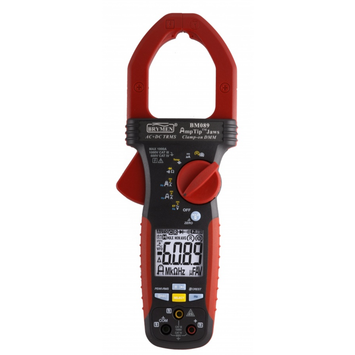BRYMEN BM-089 1000A AC+DC DİJİTAL PENSAMPERMETRE True RMS