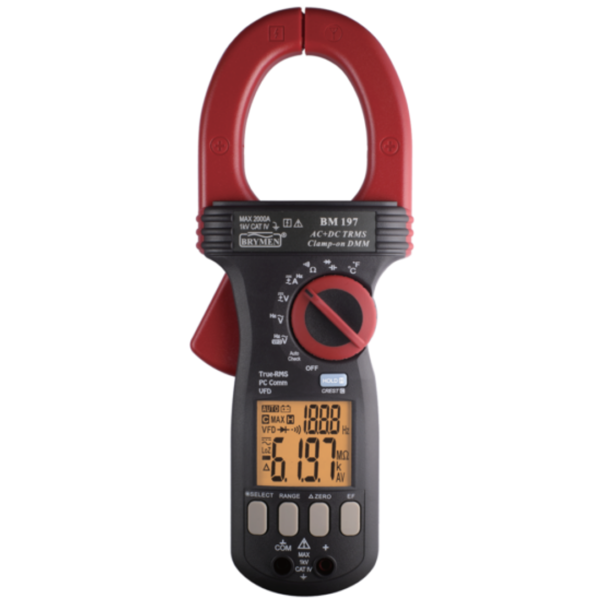 BM-197 2000A 1000V AC+DC BRYMEN DİJİTAL PENSAMPERMETRE True RMS