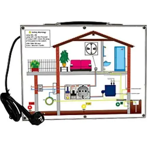 Kyoritsu 8205A Elektrik Tesisatı Test Eğitim ve Demo Paneli