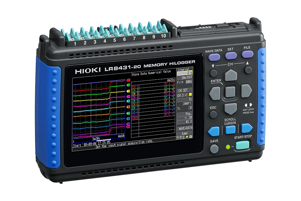 Hioki LR8431-20 10 Kanal Datalogger