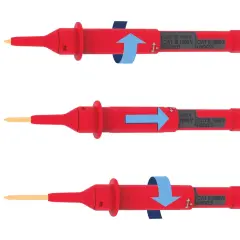 Hioki L9300 Test Kablosu Entegre Güvenlik Kapaklı 95 cm 10 A