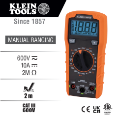 Klein Tools MM-325 Dijital Multimetre 600V