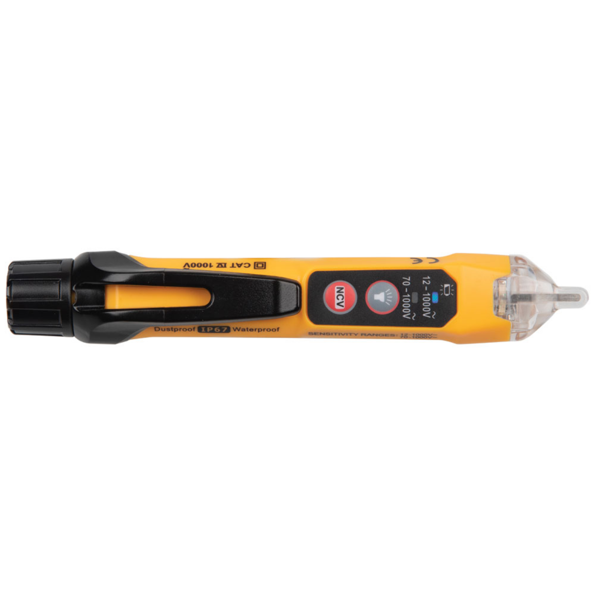Klein Tools NCVT3P Çift Aralıklı Temassız Gerilim Test Cihazı ve El Feneri 1000V