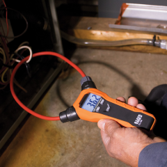 Klein Tools CL150 Dijital Pensampermetre | 18 inç Esnek Kelepçeli True RMS Akım Ölçer