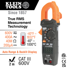 Klein Tools CL320 HVAC Dijital Pensampermetre 400AMP