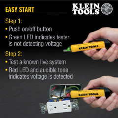 Klein Tools NCVT1P Temassız Gerilim Kontrol Kalemi 1000V/AC