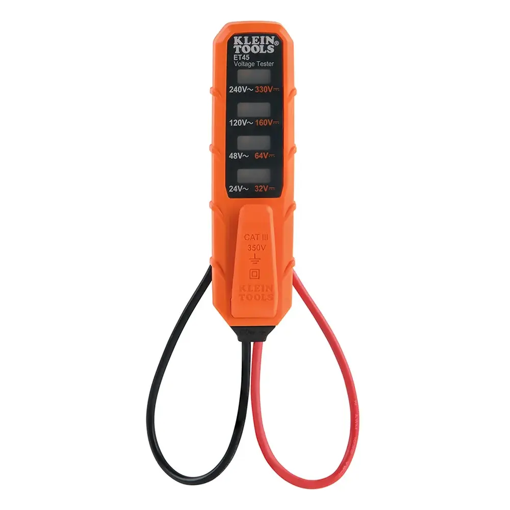 Klein Tools ET45 24-240V AC / 32-330V DC Voltaj Test Cihazı, Pilsiz