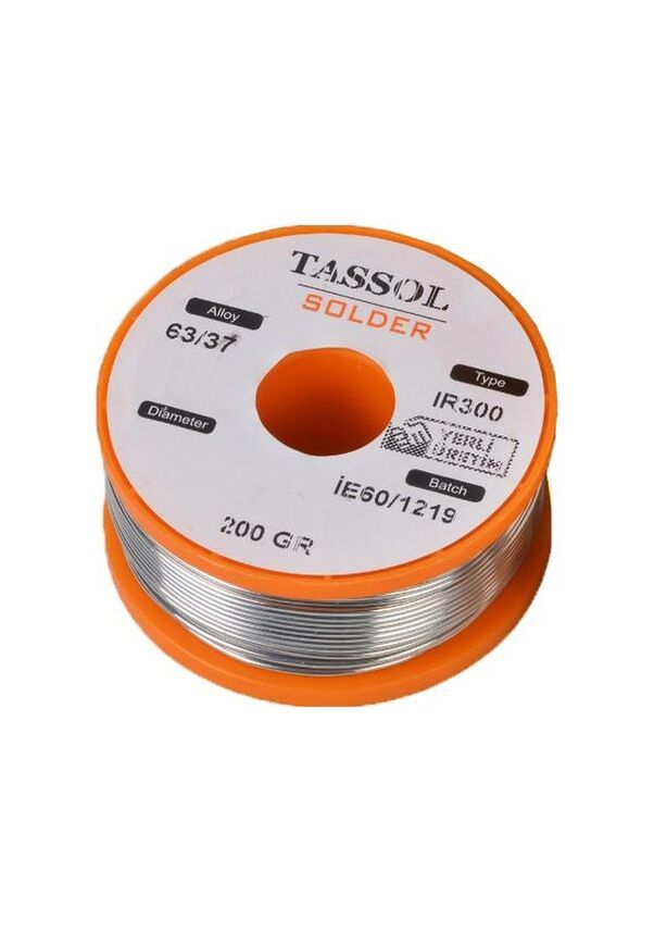 Tassol 63/37 - 1,60 mm Elektronik Lehim Teli 200 Gr
