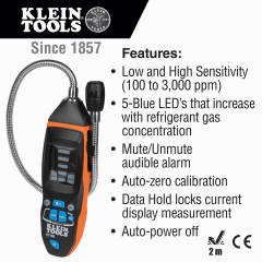 Klein Tools ET160 Soğutucu Gaz Kaçak Dedektörü